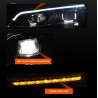 2 FEUX PHARE AVANT LED POUR VW POLO 6R PHASE 1 DE 2009 A 05/2014