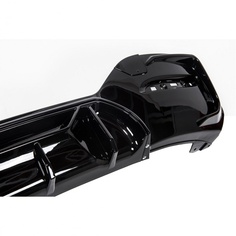 Diffuseur arrière sport look noir brillant pour BMW Série 1 F20 F21  Facelift à partir de 15 - Speed Wheel