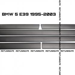 6 BAGUETTES DE PORTES M5 NOIR + CLIPS BMW SERIE 5 E39 1995 A 2003 BERLINE ET TOURING
