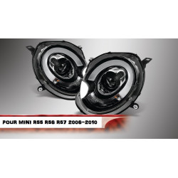 2 FEUX PHARE AVANT A TUBE LED BMW MINI COOPER & MINI ONE R55 R56 R57 11/2006 - 02/2010