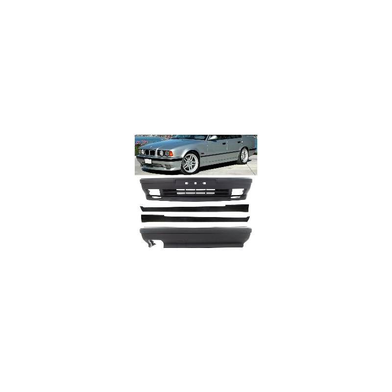 PARECHOC AVANT ARRIERE BAS DE CAISSE LOOK PACK M EN ABS POUR BMW SERIE 5 E34