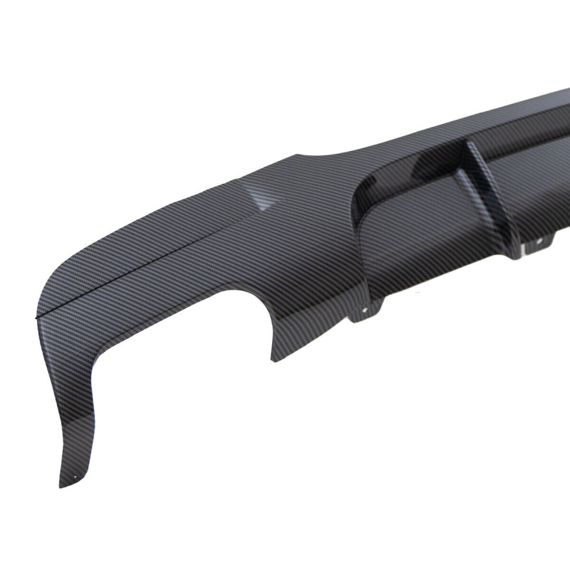 Diffuseur Arrière Style Carbon Look Pour BMW Série 3 E90 E91 Sport 2005-2012 - Pare-chocs M-Tech