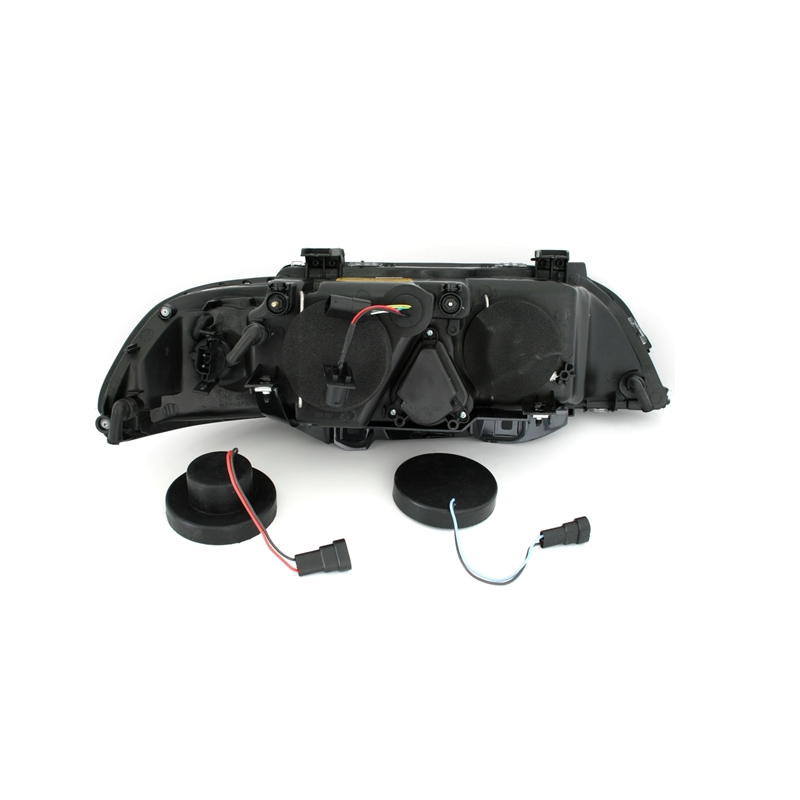 Kit Phares Avant Pour BMW Série 5 E39 (11/95-08/00) - Paire Gauche/droite, Jaune, Sans Support - Berline Et Touring, Non Xenon - 2