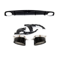 Coques De Rétroviseurs Look Carbone Pour Audi A6 C7 / C7.5 / S6 / RS6 2012-2018 - Paire - Montage Adhésif Facile